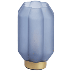 Light & Living tafellamp Yvias LED op batterij blauw 26 cm