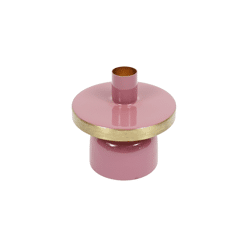 Countryfield Kandelaar Madras hoog S oudroze 10 cm