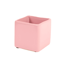 D&M bloempot vierkant Basic roze 7 cm
