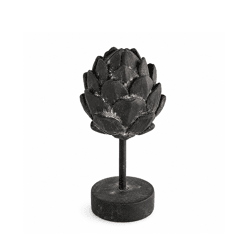 Countryfield beeld artisjok op voet Davor zwart 18 cm