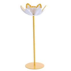 Light & Living kaarsenhouder Bogajo geel 29 cm