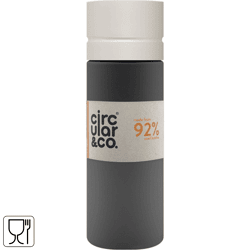 Circular & co Water Bottle, Gray/Cream, 600 ml