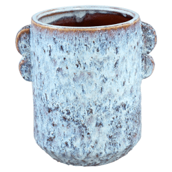 PTMD bloempot Shay hoog L blauw 18 cm