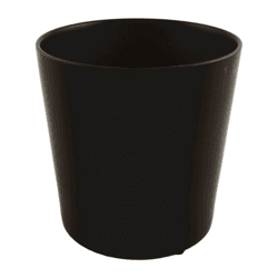 D&M bloempot Basic zwart 16,5 cm