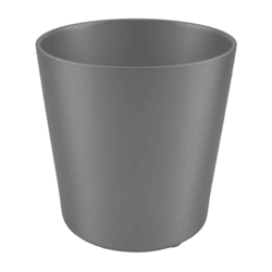 D&M bloempot Basic grijs 16,5 cm