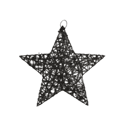 Countryfield kerstster Lille S LED op batterij zwart 30 cm