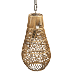 PTMD pendant lamp Erandi brown 49 cm