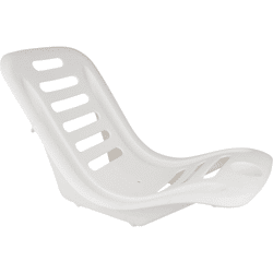 Waimea strand kuipstoel wit 55 cm