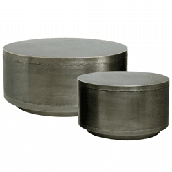 PTMD bijzettafel Georgy metaal 80 cm set van 2