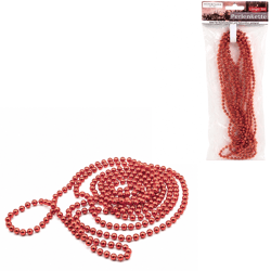 Stern Fabrik garland Pearl Christmas red 3 m
