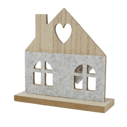 Decoratie huisje 14 cm