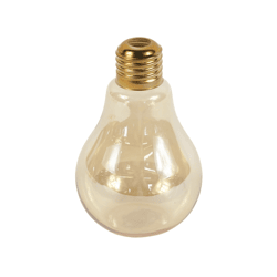 Vaas Gloeilamp amber 12 cm