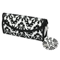 Playboy case makeup bag black/white 22 cm
