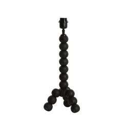 Light & Living tafellamp Veglio EU-stekker zwart 40 cm