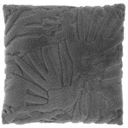 Unique Living kussen Nyna donkergrijs 45 x 45 cm