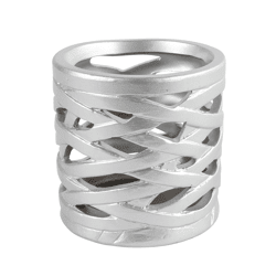 Countryfield tea light holder Redmon S silver 10 cm