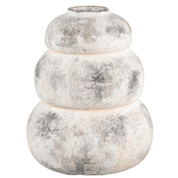 PTMD pot Bulby beige/pink L 36 cm