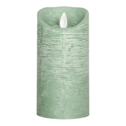 PTMD LED kaars groen 15 cm