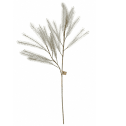 Kunsttak pluimen grijs 108 cm