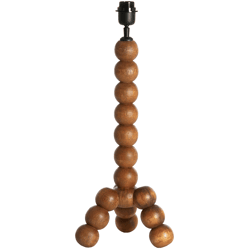 Light & Living tafellamp Veglio EU-stekker bruin 60 cm