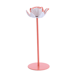 Light & Living kaarsenhouder Bogajo roze 24 cm