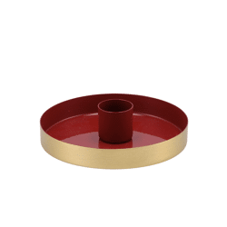 Kandelaar rond Marrakech bordeaux 10 cm