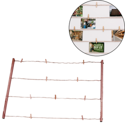 Foto frame met knijpers 70 cm