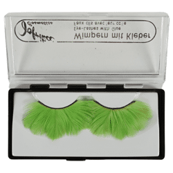 Jofrika cosmetics kunstwimpers veren groen 9,5 cm B-keus VE500