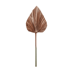 Light en Living kunsttak palmblad Plantae koperkleurig 57 cm