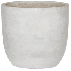 Mica bloempot Cliff grijs 15 cm