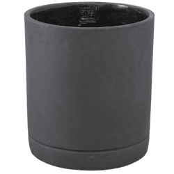 PTMD bloempot Vik XL cement donkergrijs 27 cm
