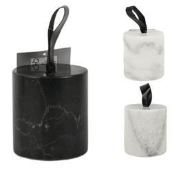 Deurstopper marmer 9 cm 3 assorti