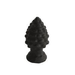 Countryfield beeld dennenappel Celine S zwart 8 cm