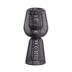 Light & Living windlicht Fellini mat zwart 41 cm