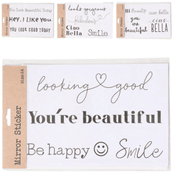 Boltze raamstickers 30 x 21 cm 4 assorti