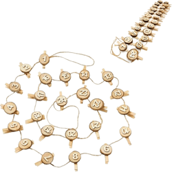 Adventskalender DIY 5 cm set van 24