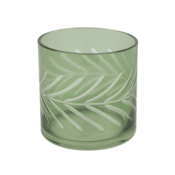 Countryfield theelichthouder Vesta groen 10 cm
