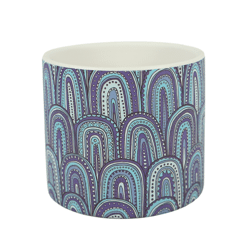 Bloempot Blue keramiek 12 cm