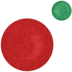 Decoratiebord Melamine Shine groen/rood 33 cm 2 assorti