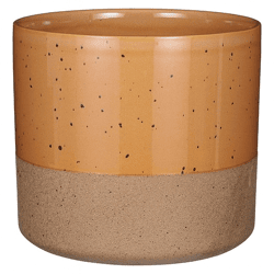 Mica bloempot Lago bruin 20,5 cm