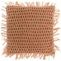 Unique Living kussen Tufo camel 45 x45 cm