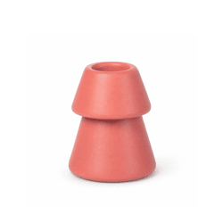Kandelaar Kerstboom koraal 8 cm
