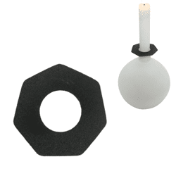 Stjernsund kaarsenring Loua zwart mat 5,5 cm