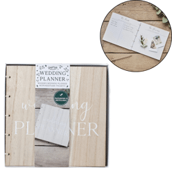 Ginger Ray Weddingplanner hout 20,5 cm