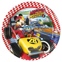 Mickey Roadster - 8 Pappteller 23cm