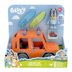 Bluey - Bluey Heeler-Familienwagen mit Allradantrieb - Spielset mit Spielfigur