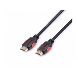 Reekin HDMI Kabel - 2,0 Meter - FULL HD 4K Black/Red (High Speed w. Eth.)
