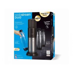 SodaStream Wassersprudler Duo Vorteilspack Titan 1016813490
