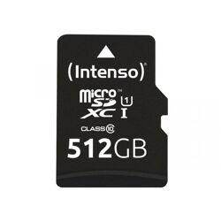 Intenso microSD Karte UHS-I Premium - 512 GB - MicroSD - Klasse 10 - UHS-I - 45 MB/s - Class 1 (U1)