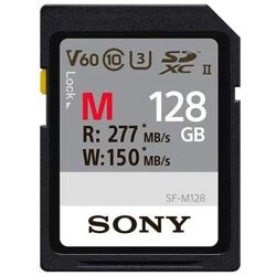 Sony SDXC M series 128GB UHS-II Class 10 U3 V60 - SFG1M